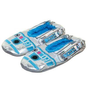 Star Wars R2D2 Metallic Slipper‎ Socks - S/M